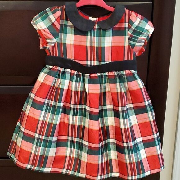 Infant Winter Holiday Dress - Picture 1 of 6